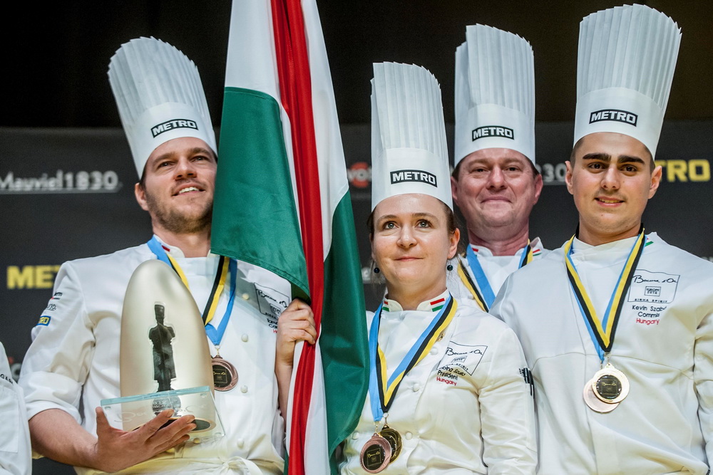 A Bocuse d'Or-siker csapata. 