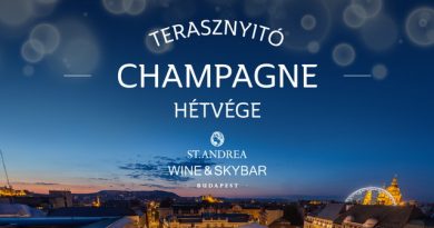 Pezsgős terasznyitóval kezdi a szezont a St. Andrea Wine and Skybar. GasztroMagazin 2019.