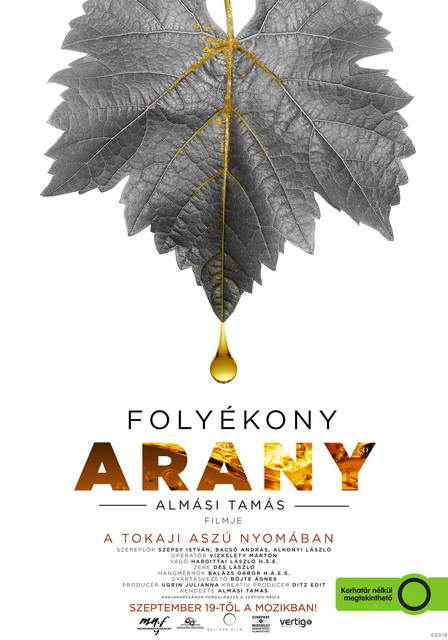 Folyékony arany. A film hivatalos plakátja