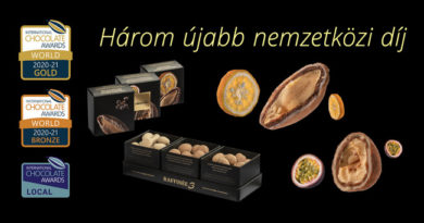 Újabb chocoMe sikerek az International Chocolate Awards világbajnoki döntőjében. GasztroMagazin 2021.