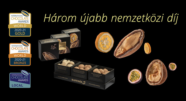 Újabb chocoMe sikerek az International Chocolate Awards világbajnoki döntőjében. GasztroMagazin 2021.