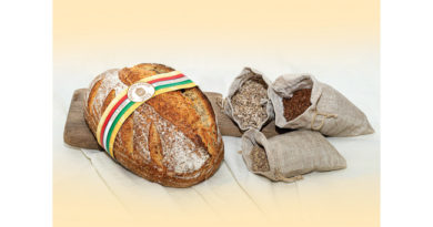 Az Év Innovatív kenyere 2021-ben a Fejedelmi Pékség Tisza-parti magvas kézműves kenyere . GasztroMagazin 2021.