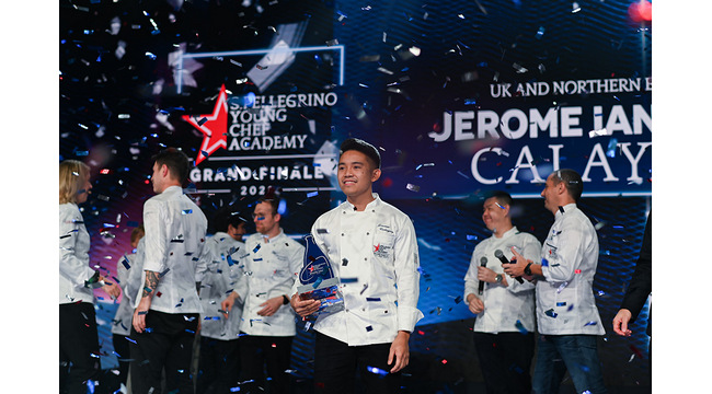 Jerome Ianmark Calayag a S.Pellegrino Young Chef Academy díj idei győztese. GasztroMagazin 2021.