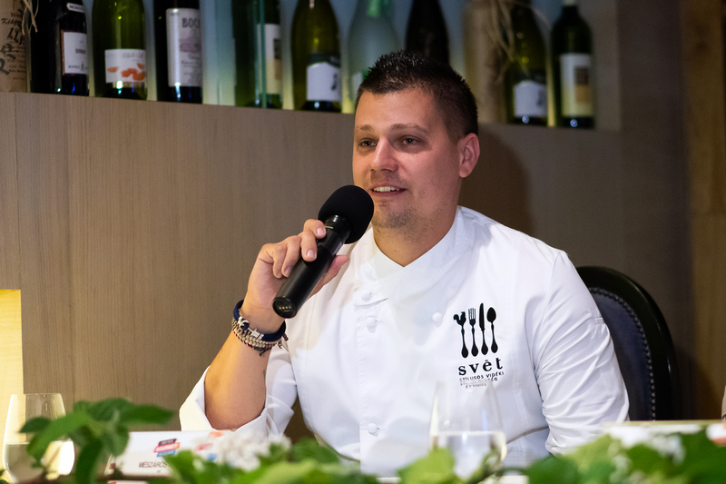 Mészáros Ádám, Botaniq Turai Kastély Chef, a Debrecziner Gourmet Fesztivál egyik sztár fellépője. GasztroMagazin 2022.