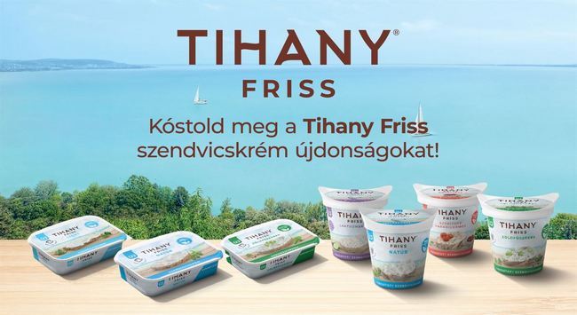 Új Tihany Friss szendvicskrémek. GasztroMagazin 2022.