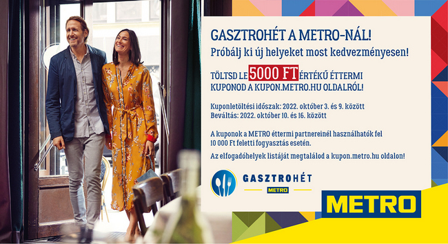 Gasztrohét a Metro Áruházakban. GasztroMagazin 2022.