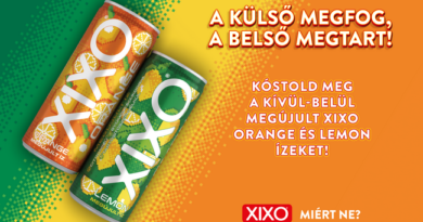 XIXO orange és lemon megújulás. GasztroMagazin 2022.