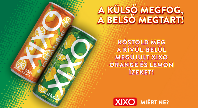 XIXO orange és lemon megújulás. GasztroMagazin 2022.