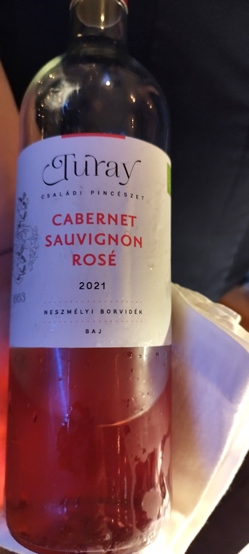 Cabernet Sauvignon Rosé 2021. Turay Pincészet.
