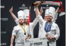 Bronzérmes a magyar csapat a Lyonban megrendezett Bocuse d'Or világdöntőn. Hamvas Zoltán, Széll Tamás, Nyikos Patrik, Dalnoki Bence. GasztroMagazin 2023.