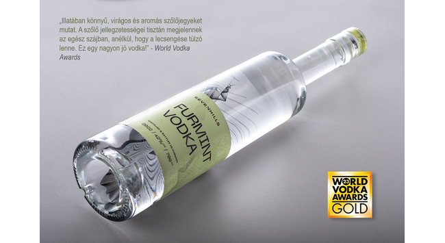 World Vodka Awards aranyérem a Seven Hills Distillery Furmint Vodkájának. GasztroMagazin 2023.