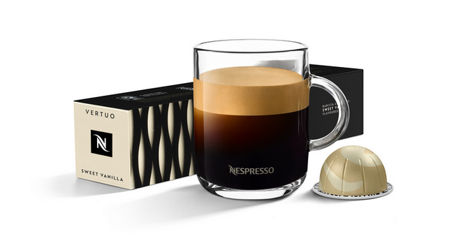 Sweet Vanilla kávé a Nespressotól. GasztroMagazin 2023.