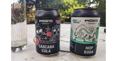 MONYO Cascara Cola és MONYO Hop Soda. GasztroMagazin 2023.