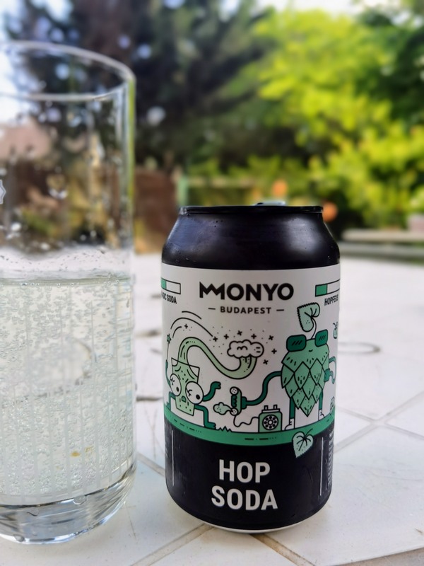 MONYO Hop Soda. Izgalmas új alkoholmentes frissítő a nyári választékból. GasztroMagazin 2023.