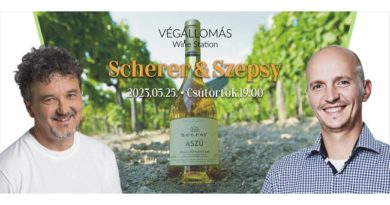 Scherer & Szepsy. Közös kóstolóest a Végállomás Wine & Kitchen étteremben. GasztroMagazin 2023.