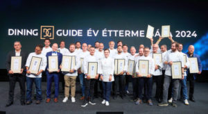Dining Guide 2024. A díjazottak csoportképe. GasztroMagazin 2024.