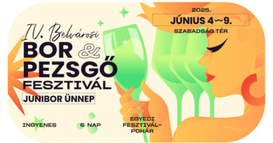 Belvárosi Bor és Pezsgő Fesztivál 2025. GasztroMagazin 2025.