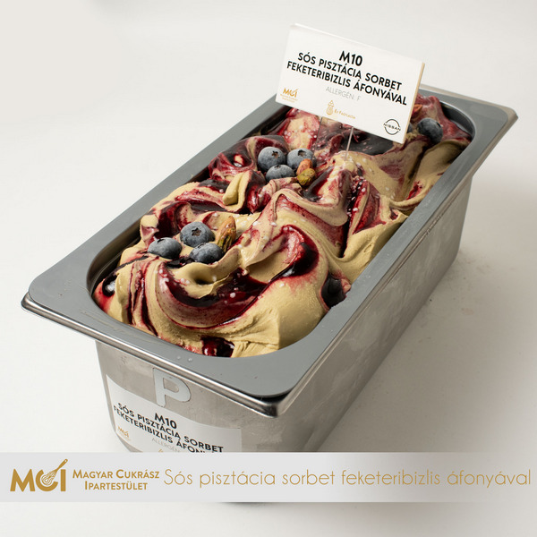 Sós Pisztácia Sorbet. Az Év Fagylaltja Verseny 2025. HOL Magazin 2025.