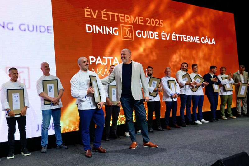 Dining Guide díjátadó gála 2025. Pajta. HOL Magazin 2025.