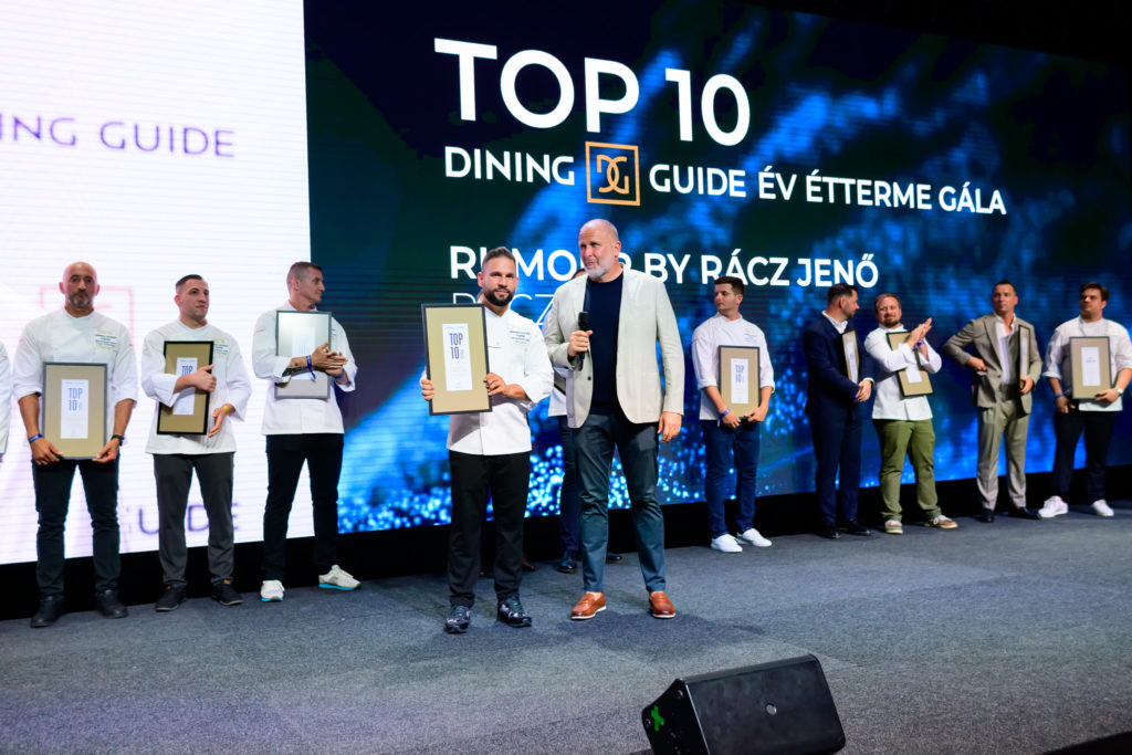 Dining Guide díjátadó gála 2025. Rácz Jenő Rumour. HOL Magazin 2025.