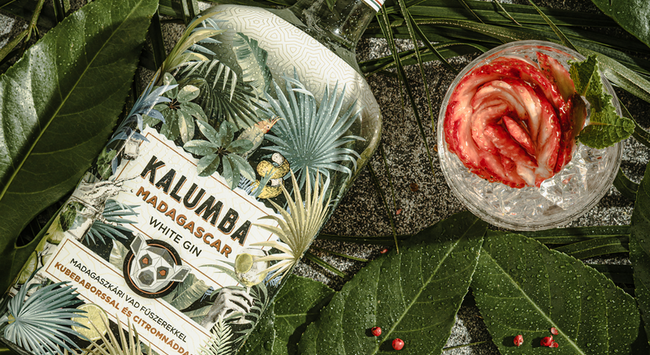 Kalumba White Gin Special Sleeve. GasztroMagazin 2025.