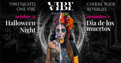 Halloween programok a VIBE Budapestben. GasztroMagazin 2025.